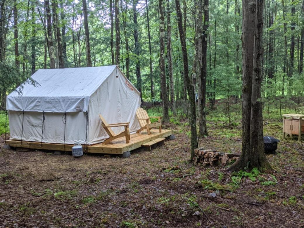 Tentrr Signature Site-Go Your Own Way At Tentrr Catskill Retreat-Single Camp #3 Swan Lake Exterior photo
